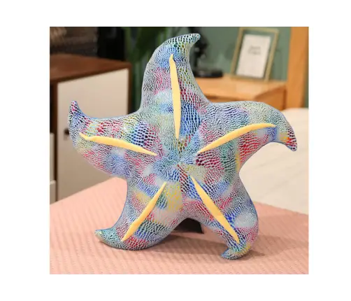 Mascot Plush Starfish Blue Pillow 45 cm