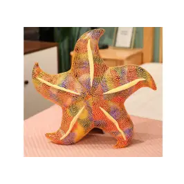 Mascot Plush Starfish Yellow Pillow 45 cm