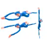 Plush Monkey Mascot with Sound, Blue, 60 cm