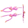 Plush Monkey Mascot with Sound, Pink 60 cm