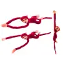 Plush Monkey Mascot with Sound, Red 60 cm