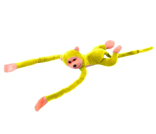 Plush Monkey Mascot with Sound, Yellow 60 cm