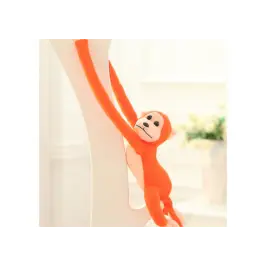 Plush Monkey Mascot with Sound, Orange, 60 cm