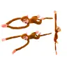 Plush Monkey Mascot with Sound, Light Brown 80 cm