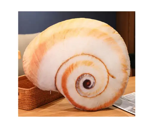 Plush Snail Shell Mascot Pillow 50 x 40 cm