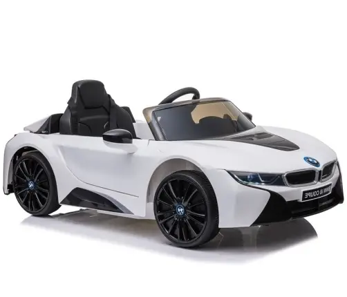 Vienvietīgs elektromobilis BMW i8 Coupe White