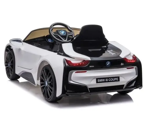 Vienvietīgs elektromobilis BMW i8 Coupe White