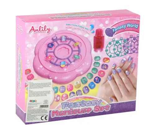 Nail Set Pink Nail Tips Stickers Diamonds Nail Set Pink Nail Tips Stickers Diamonds