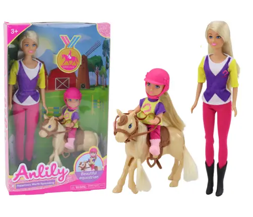 Набор кукол Anlily с ребёнком и пони Набор кукол Anlily с ребёнком и пони