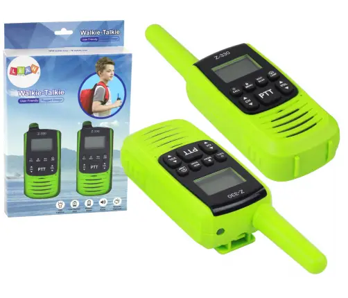 Walkie-Talkies Green, Range 3km, Communication Gadget