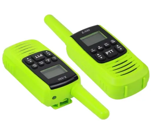 Walkie-Talkies Green, Range 3km, Communication Gadget