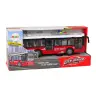 Battery Powered Bus Lights Sounds Friction Drive Red 1:16