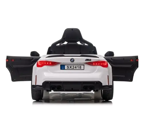 Vienvietīgs elektromobilis BMW M4 White