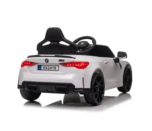 Vienvietīgs elektromobilis BMW M4 White