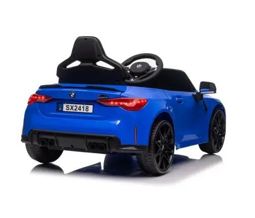 Vienvietīgs elektromobilis BMW M4 Blue