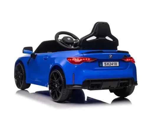 Vienvietīgs elektromobilis BMW M4 Blue