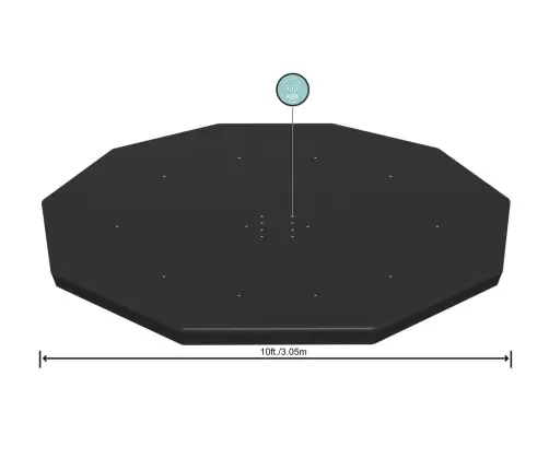 Cover for a 305 cm rack pool Bestway 58036