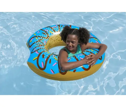 Donut Swimming Ring Donut Blue 107 cm Bestway 36118