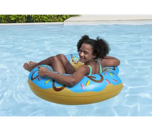 Donut Swimming Ring Donut Blue 107 cm Bestway 36118