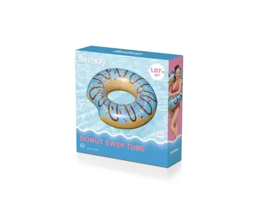 Donut Swimming Ring Donut Blue 107 cm Bestway 36118