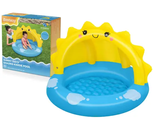 Inflatable Garden Pool with Canopy Sun Pool Bestway 52637 101cm