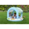 Inflatable Garden Pool with Cover Bestway Pool 52638 104cm