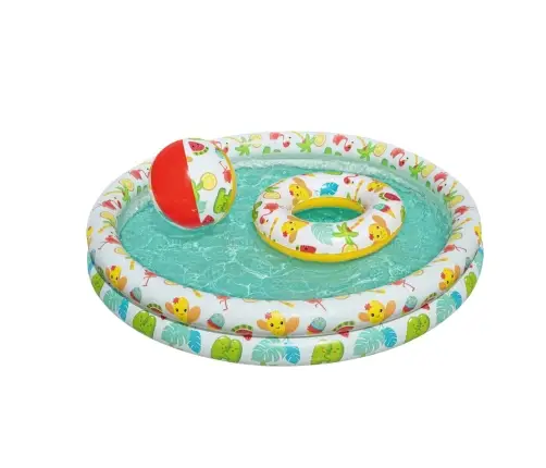 Set: Inflatable Pool 3in1 Ball, Circle 122 x 20 cm Bestway 51124
