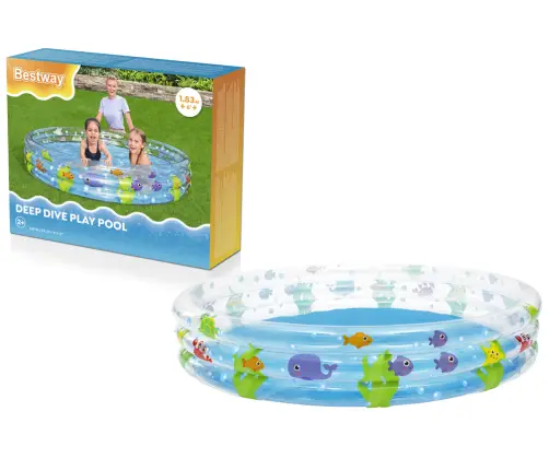Sea World Inflatable Pool 183 x 33 cm Bestway 51005