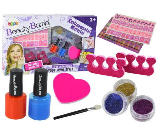 Nail Painting Set Beauty Bomb XXL Stickers Nail Painting Set Beauty Bomb XXL Stickers