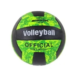 Green Volleyball Ball, Size 5, Colorful