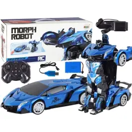 Car-Robot Transformation R/C 1:10 Blue Gesture Control
