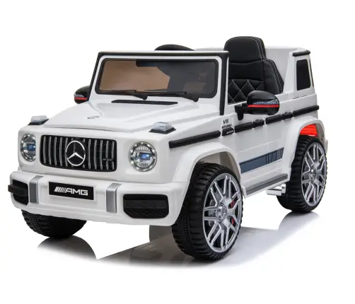 Vienvietīgs elektromobilis Mercedes G63 White