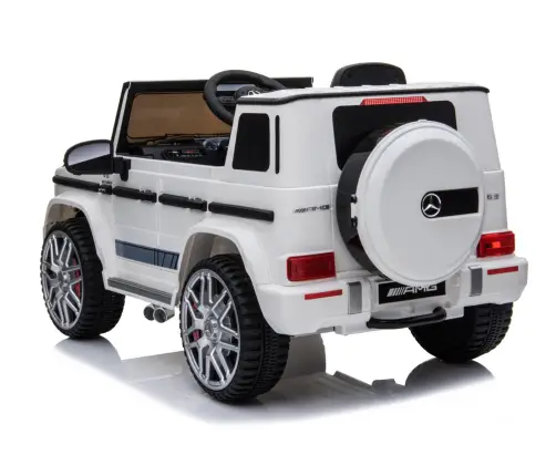 Vienvietīgs elektromobilis Mercedes G63 White