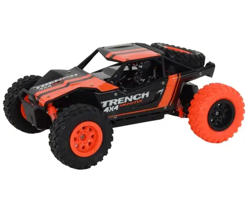 Radiovadāmā mašīna ar pulti Off-Road Car Orange