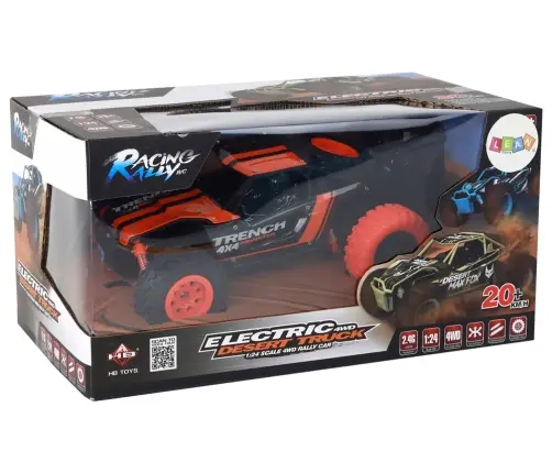 Radiovadāmā mašīna ar pulti Off-Road Car Orange