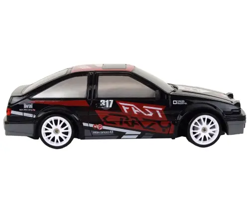Radiovadāmā mašīna ar pulti Sports Car 1:24 Black