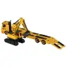 Folding Tow Truck With Crawler Excavator Sound Light DIY Yellow