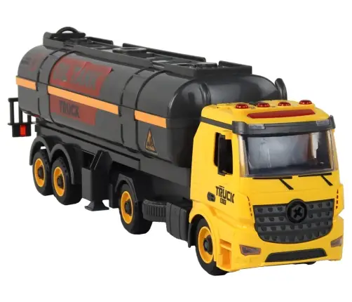 DIY Tank Truck For Assembling and Disassembling Yellow Lights Sound DIY Tank Truck For Assembling and Disassembling Yellow Lights Sound