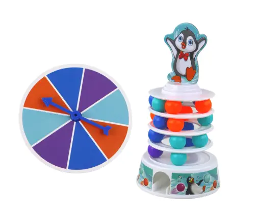 Arcade Game Penguin Balls Slide Tower Balls