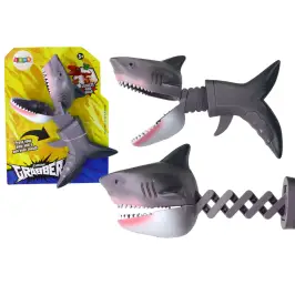 Shark Catcher Bite Toy Spring Gray