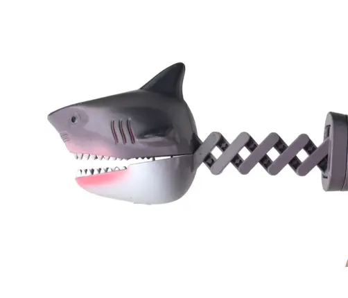 Shark Catcher Bite Toy Spring Gray