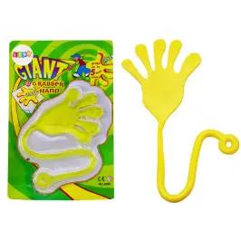 Sticky Hand Elastic Slime Yellow