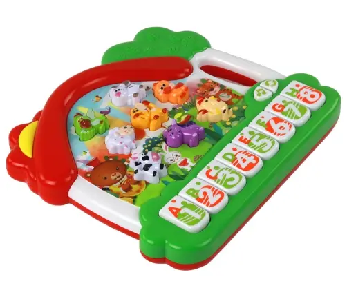 Organ Piano Animals for Learning English Educational Panel