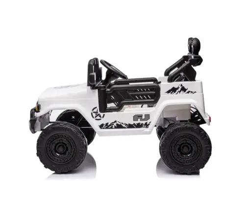 Divvietīgs bērnu elektromobilis Toyota FJ White  4x4