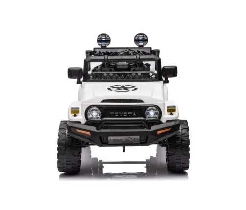 Divvietīgs bērnu elektromobilis Toyota FJ White  4x4