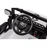 Divvietīgs bērnu elektromobilis Toyota FJ White  4x4