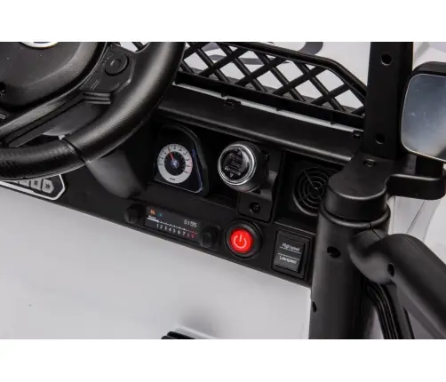 Divvietīgs bērnu elektromobilis Toyota FJ White  4x4