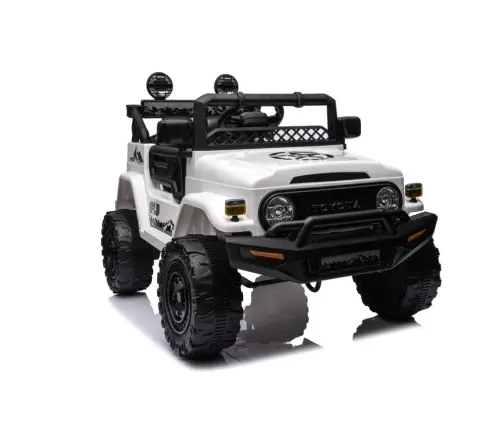 Divvietīgs bērnu elektromobilis Toyota FJ White  4x4