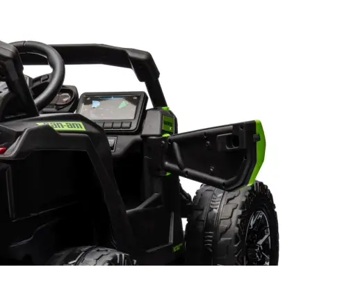Divvietīgs bērnu elektromobilis Bagijs Can-am DK-CA003 Green Painted