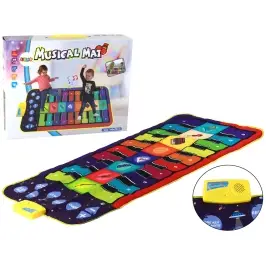 Musical Educational Mat Piano Instruments Theme